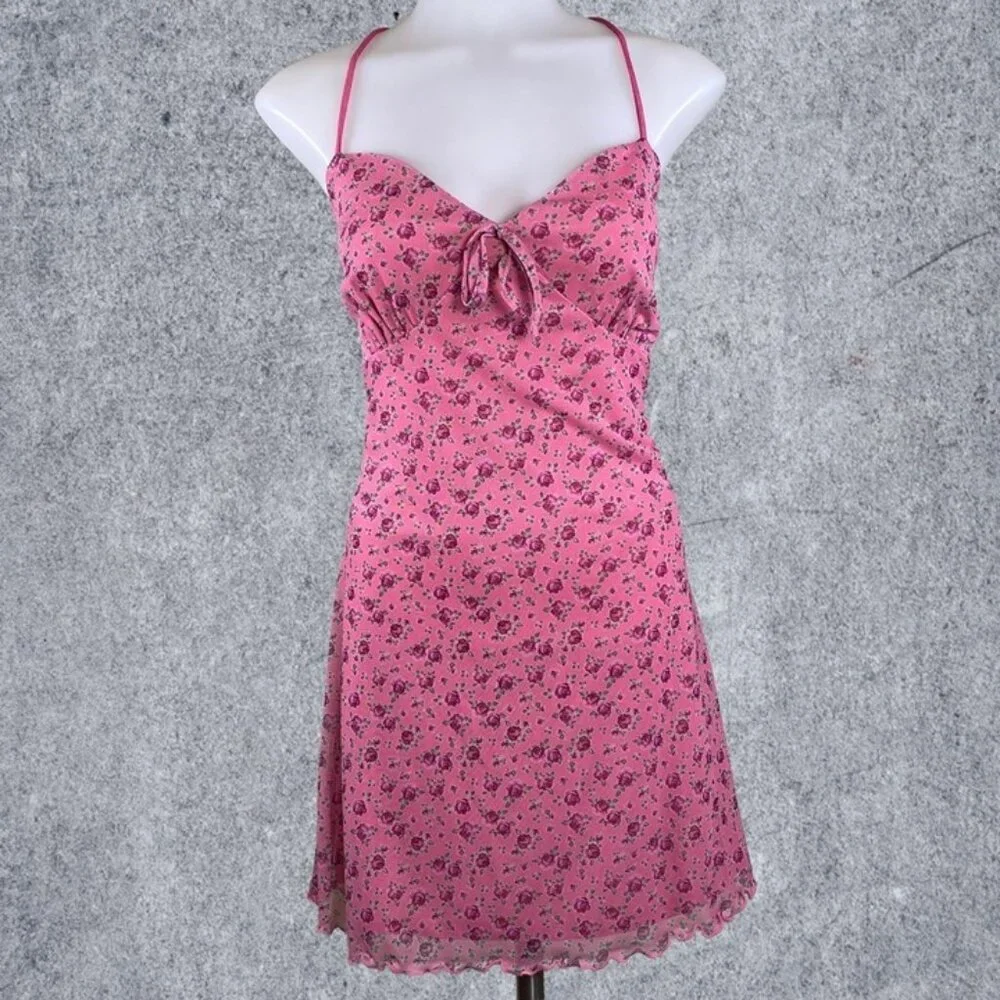 Urban Outfitters Josefine Printed Mini Dress - Picture 2 of 11
